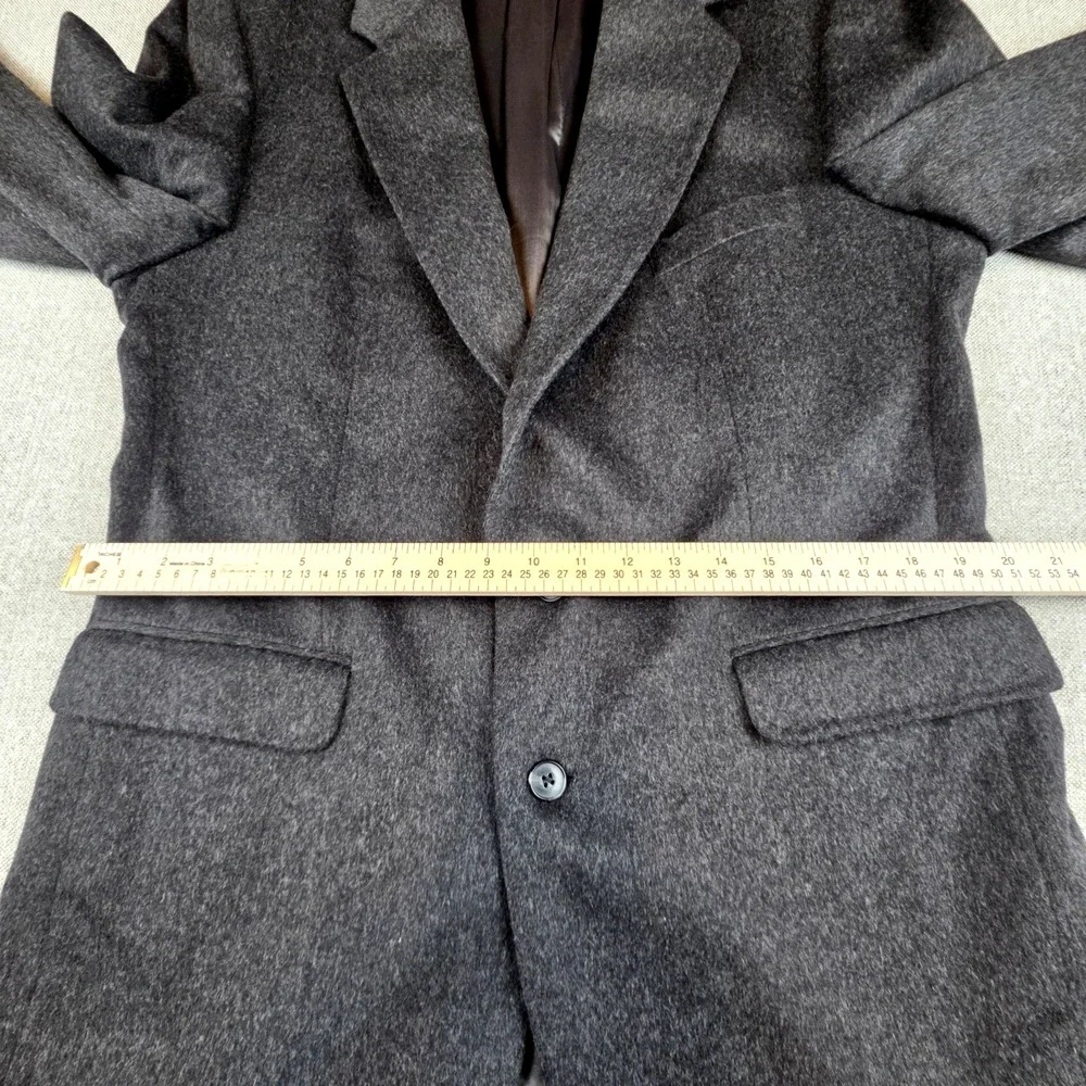 J.G. Hook‎ Cashmere Blend Blazer Men's 42R Charcoal Gray Jacket Old Money Preppy